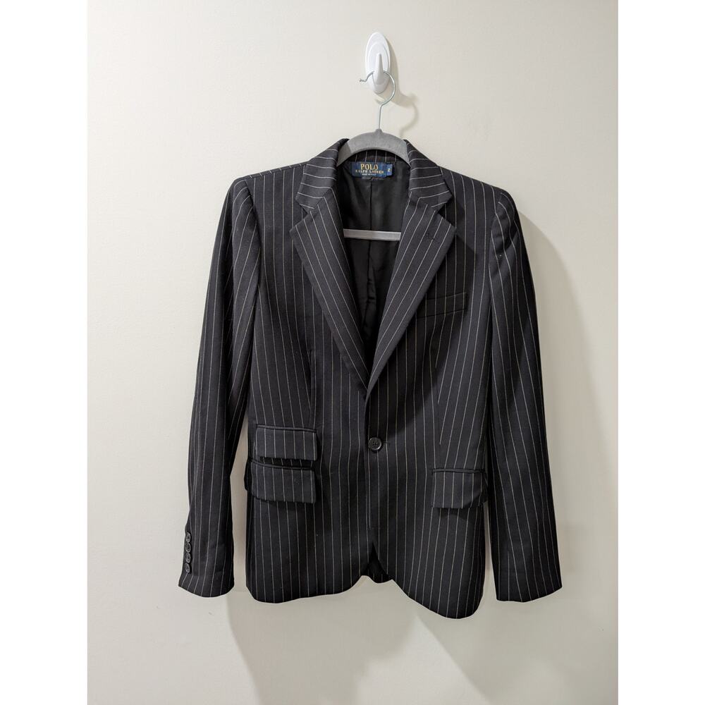 Polo Ralph Lauren Striped Wool Blazer Jacket